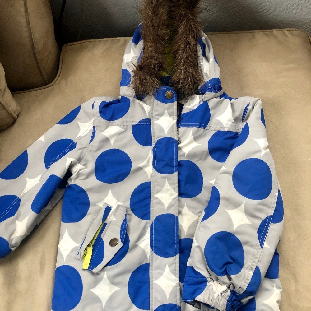 Girls Mini Boden Winter Coat 6/7